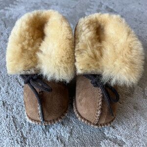 BABY: Minnetonka Shearling Booties